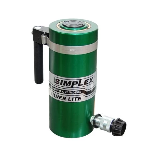 Simplex Aluminum 50 Ton Hydraulic 2" Single Acting Cylinder Spring Return RAS502B 1 Simplex Aluminum 50 Ton Hydraulic 2" Single Acting Cylinder Spring Return RAS502B